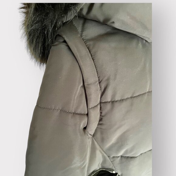 Derek Lam 10 Crosby Women's Size S Black Faux Fur Lined Convertible Coat/Vest - Picture 11 of 16